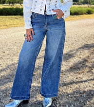Vervet Mid Rise Ankle Wide Jeans