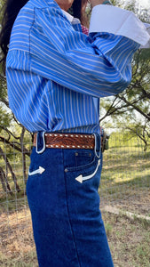 Howdy Hanny Arrow Trim Denim