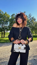 Black and White Cowhide Bag
