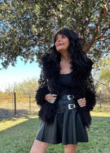 Western Buckle Faux Leather Skort