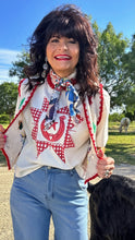 Gingham Quilted Horse Tee