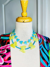 Large Lemon Jade Butterfly Necklace