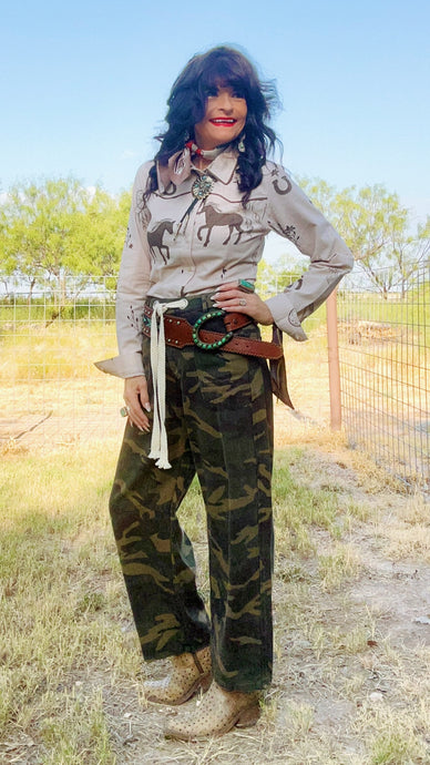 Camo Relaxed Fit Pants