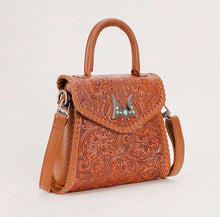 Leon Mini Tooled Leather Bag
