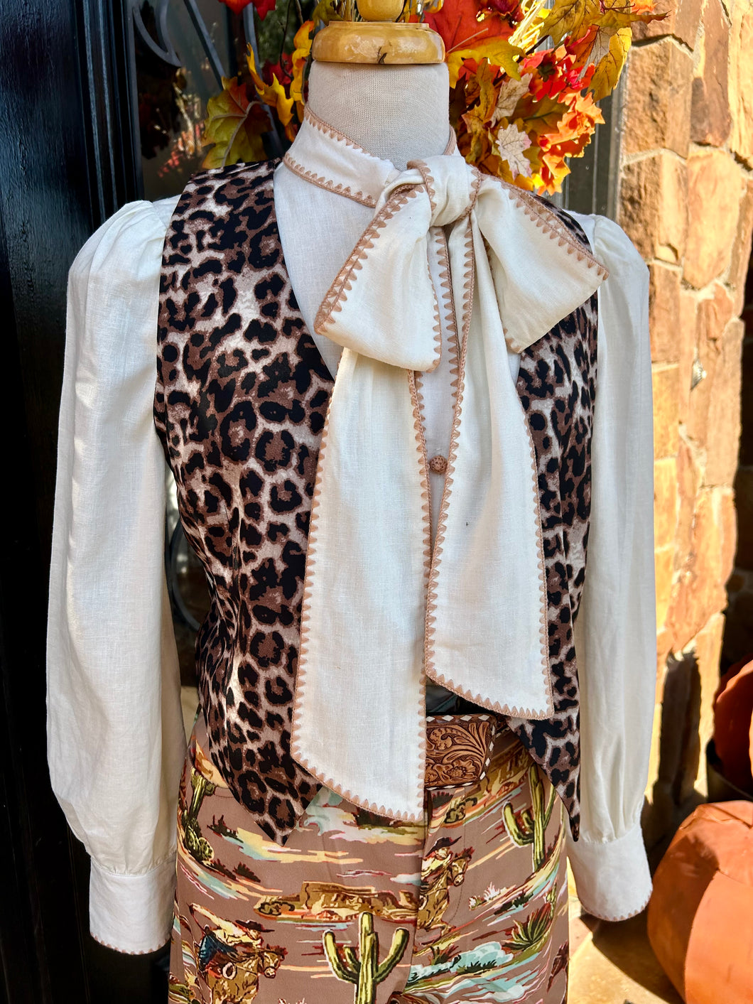 Leopard Vest