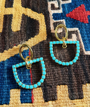 Turquoise Bit Earrings
