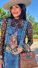 Leopard Mesh Top