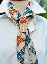 XOXO Way Out West Cowboy Scarf Slide