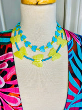 Large Lemon Jade Butterfly Necklace