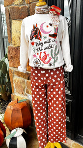 Happy Days Polka Dot Knit Pants