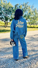 Lucky Horseshoe Painted Jeans