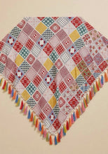 Festival Patchwork Fringe Scarf
