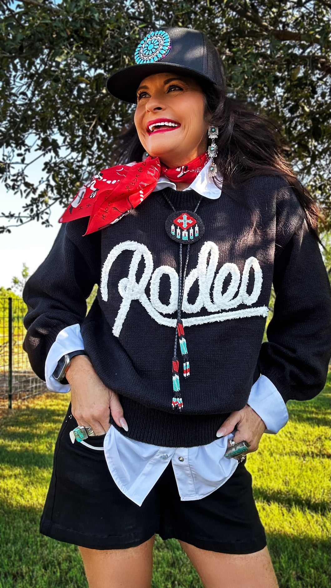 Rodeo Black Sweater