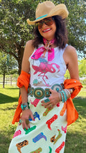 XOXO Cowboy Boot Scarf Slide