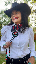 Feather Bead Bolo