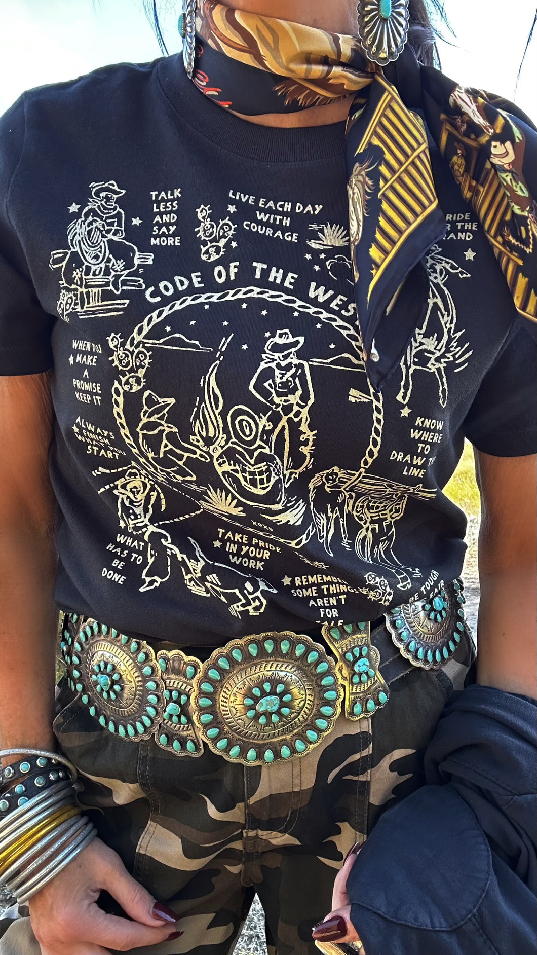 Code of the West XOXO Tee