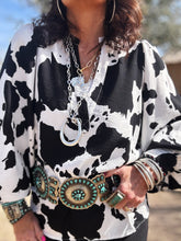 Cow Print Top