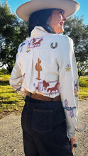 Live Free Embroidered Button Up