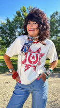 Gingham Quilted Horse Tee