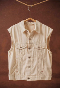 Postcards From Somewhere Denim Vest