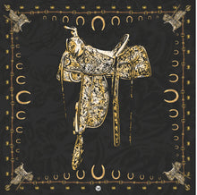 FringeScarves Saddle Up Black