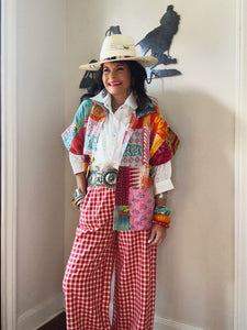 Kantha Short Sleeve Jacket