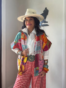 Kantha Short Sleeve Jacket