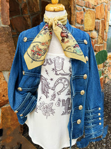 Ride’m Cowboy XOXO Scarf