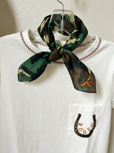 Embroidered Round Up Camo Bandana