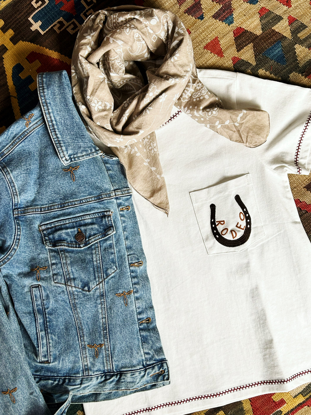 Rodeo Embroidered Tee