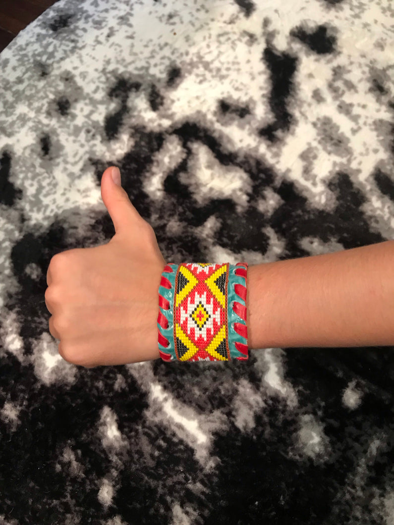 Rio Beaded Cuff/Bracelet-Pradera - purveyors of the west