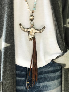 Longhorn Necklace-Pradera - purveyors of the west
